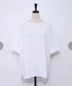 MN349新品 プルオーバー ホワイト M～L ジョーゼット ゆったり 2025