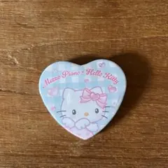 ハローキティ メゾピアノ コラボ 缶バッジ