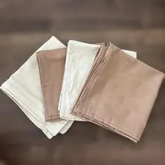 コットン製クッションカバー 4枚セット