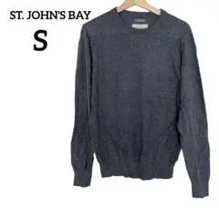 美品☆ST. JOHN'S BAY グレー セーター 【S】ニット　暖か　冬服