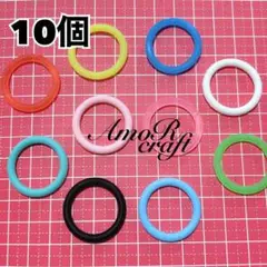 10個 　アンブレラマーカー　カラフル　ミックス　シリコンゴム　パーツ　アモール
