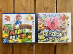 Nintendo 3DS ソフト　カービィ　マリオ