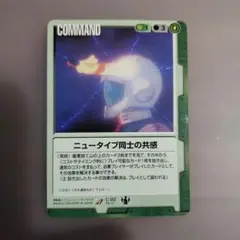ガンダム　ウォーカード　COMMAND ニュータイプ同士の共感