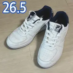 ★FILA（フィラ）★ホワイトスニーカー★26.5（EEE）★