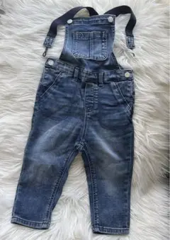 H&Mデニムブルー オーバーオール 100cm