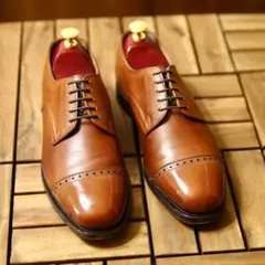 極美品✨Lloyd Footwear パンチドキャップトゥ ブラウン 6 革靴