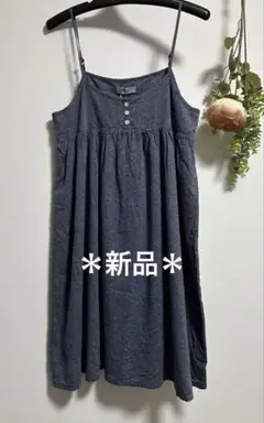 新品　キャミワンピース ウエストギャザー　サマンサモスモスお好きな方も
