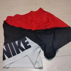 ナイキNIKE　バスケットボールパンツ　XL　赤×黒×白