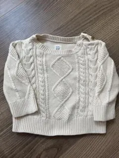 GAP ニット　6-12m ホワイト　白