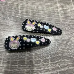 メゾピアノ　ヘアピン　ブラック