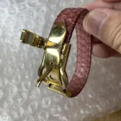 ロエベ ブレスレット バングル パイソン