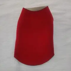 レッド ネオプレン ノースリーブ ペット服