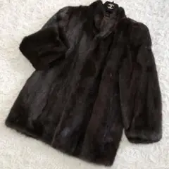 【美品】SILVER BLU IEMURAFUR 　ラムファー　毛皮 美品】SILVER BLU IEMURAFUR ラムファー毛皮