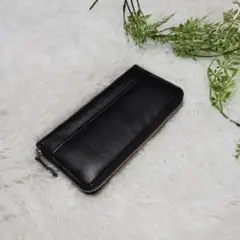 ✨️【新品未使用】ビジネスレザーファクトリー 長財布 ブラック 本革✨️
