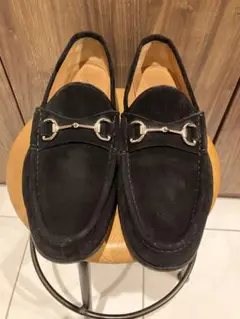 GUCCI ビットローファー（スエード） 10