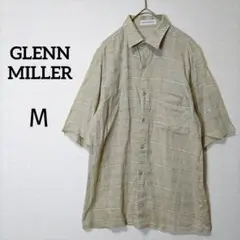 GLENN MILLER 半袖　シャツ 麻100% 日本製 涼し気