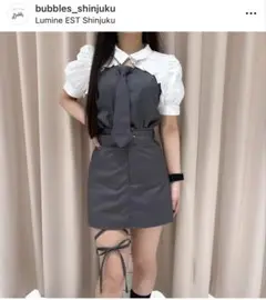 bubbles バルブス トップス スカパンセットアップ