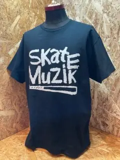 SKATE MUZIK DOWN WIT SKATE MUZIK TEE 黒 L