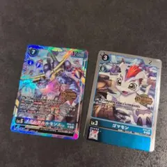 メタルガルモンとゴマモン トレカセット