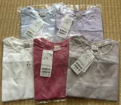 petit main 半袖 100cm 5枚セット　AラインTシャツ