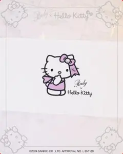 rady ラベンダー キティ フェイスタオル　トロピカルピンク　サンリオ
