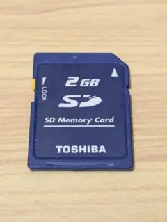 送料無料 TOSHIBA 2GB SDカード