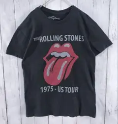 US古着 THE ROLLING STONE バンドTシャツ バンT 黒 M
