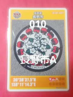 長野県長野市Aマンホールカード010