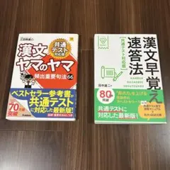 漢文ヤマのヤマ　漢文早覚え速答法　2冊セット