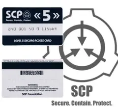 「SCP財団　アクセスカード/カードキー レベル5 タイプB」jo-db