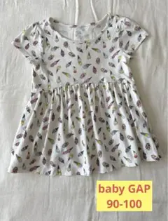 baby GAP アイスクリーム柄 半袖シャツ 3歳　90-100