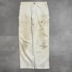Dickies ディッキーズ　ペインターパンツ　ペンキ　白　34×32 カナダ製