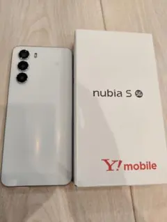 【未使用に近い】nubia S 5G Y!mobile ホワイト