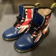ユニオンジャックデザイン ハイカットブーツ　ドクターマーチン