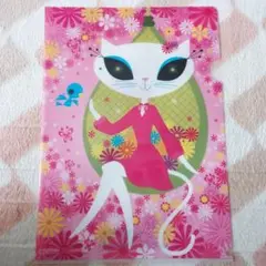 【非売品】藤沢オーパ　猫キャラクター クリアファイル2枚セット