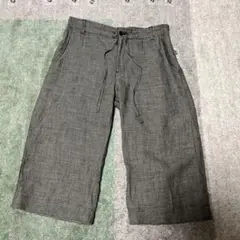 良品計画　リネン100% ハーフパンツ