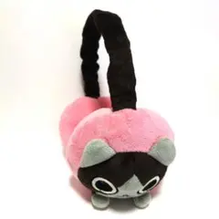 即購入OK モンスターハンター アイルー 耳当て イヤーマフラー ピンク