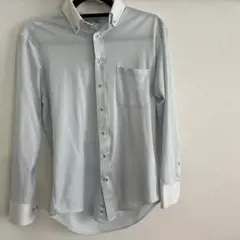 アイシャツ i-shirt cool スリムタイプ　薄水色　長袖　ハルヤマ