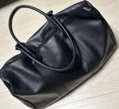 nano universe合皮トートバッグ 黒