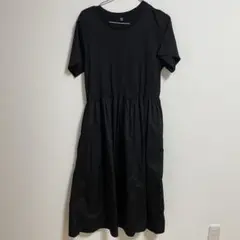 UNIQLO ユニクロ コンビネーション フレアワンピース L