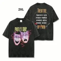 モトリー クルー シアター オブ ペイン ヴィンテージ加工 半袖 Tシャツ2XL
