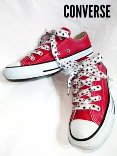 CONVERSE ALL STAR レザー 本革 赤 レッド スニーカー