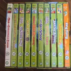 LeapFrog DVD 10枚セット + CD