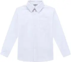 ✨新品✨ボーイズ 長袖 シャツ:キッズ 学校 制服 ボタン オック　サイズ　6