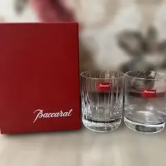 新品未使用箱入り　バカラハーモニーショットグラス2客　baccarat