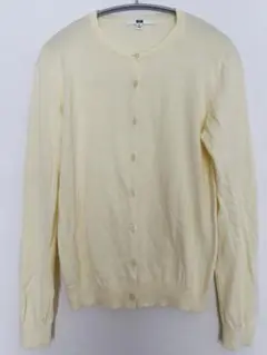 【UNIQLO】美品‼️ イエローカーディガン Mサイズ