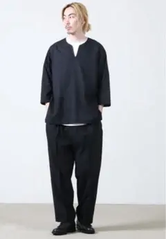 EEL TIROLE SHIRTS ブラック　サイズM