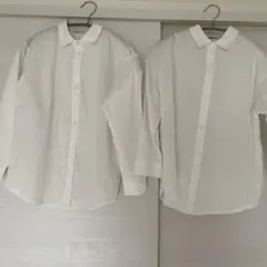セール！長袖シャツ 140と150ホワイト2枚組
