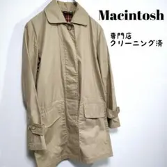 マッキントッシュ トレンチコート ベージュ Sサイズ チェック スコットランド製