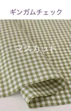 50×50cm♪マスカット☆ギンガムチェックcheck&stripe チェック